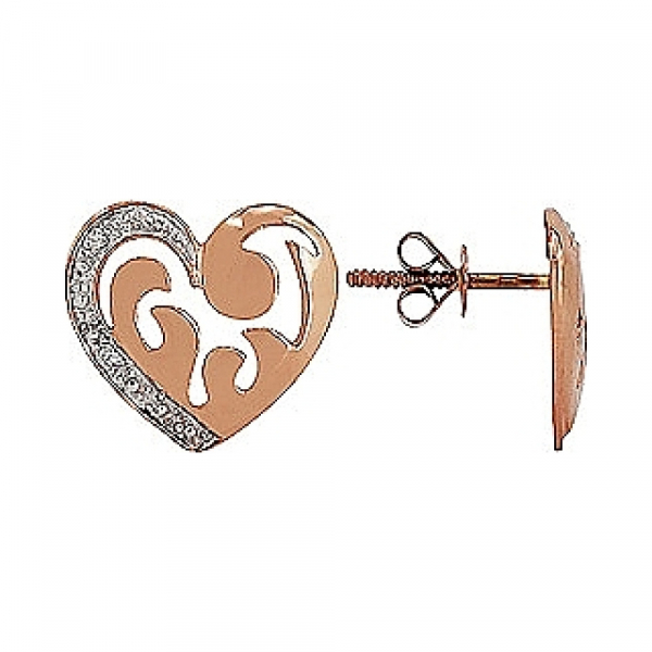 Пуссеты с бриллиантами № 75423