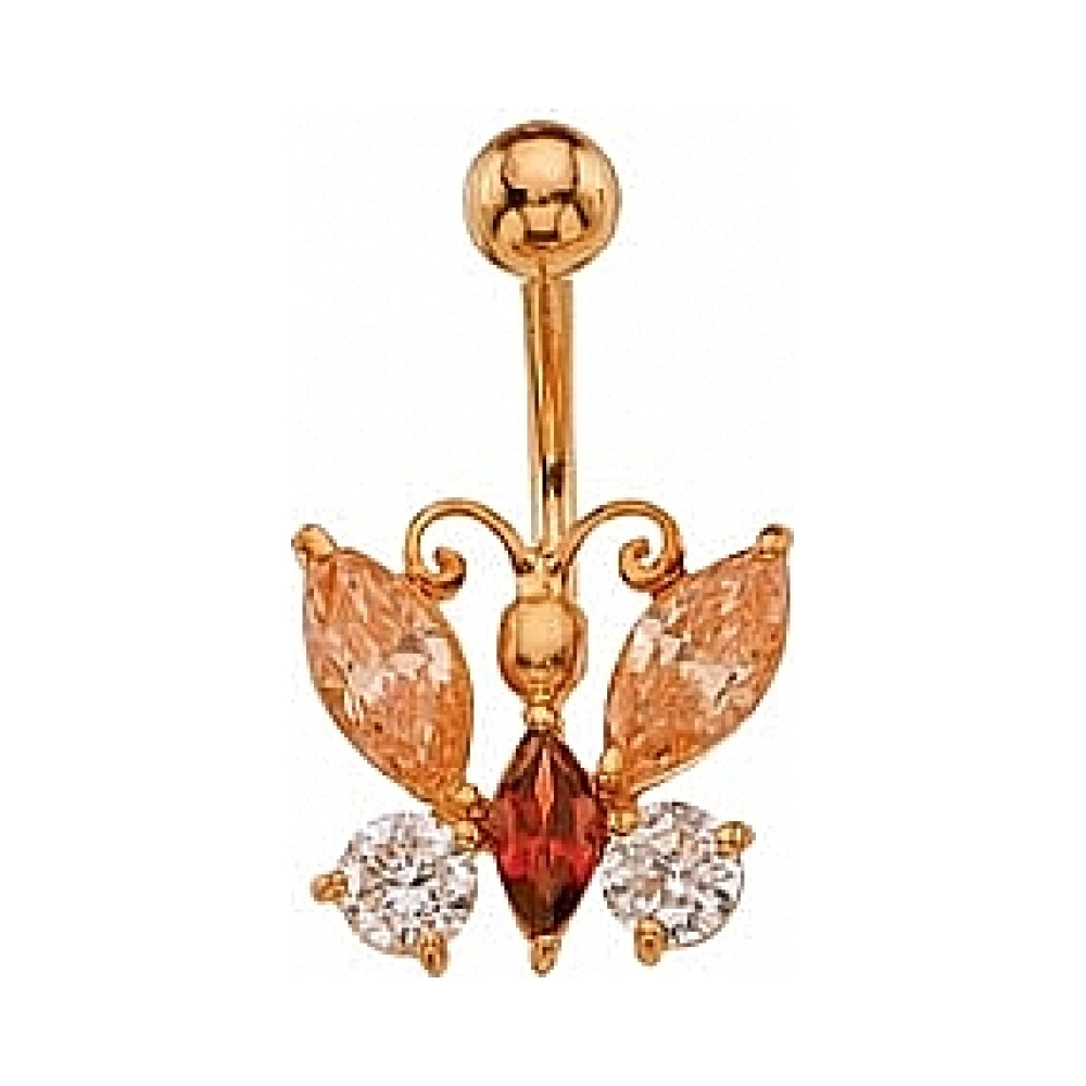 Пирсинг с фианитом № 27068