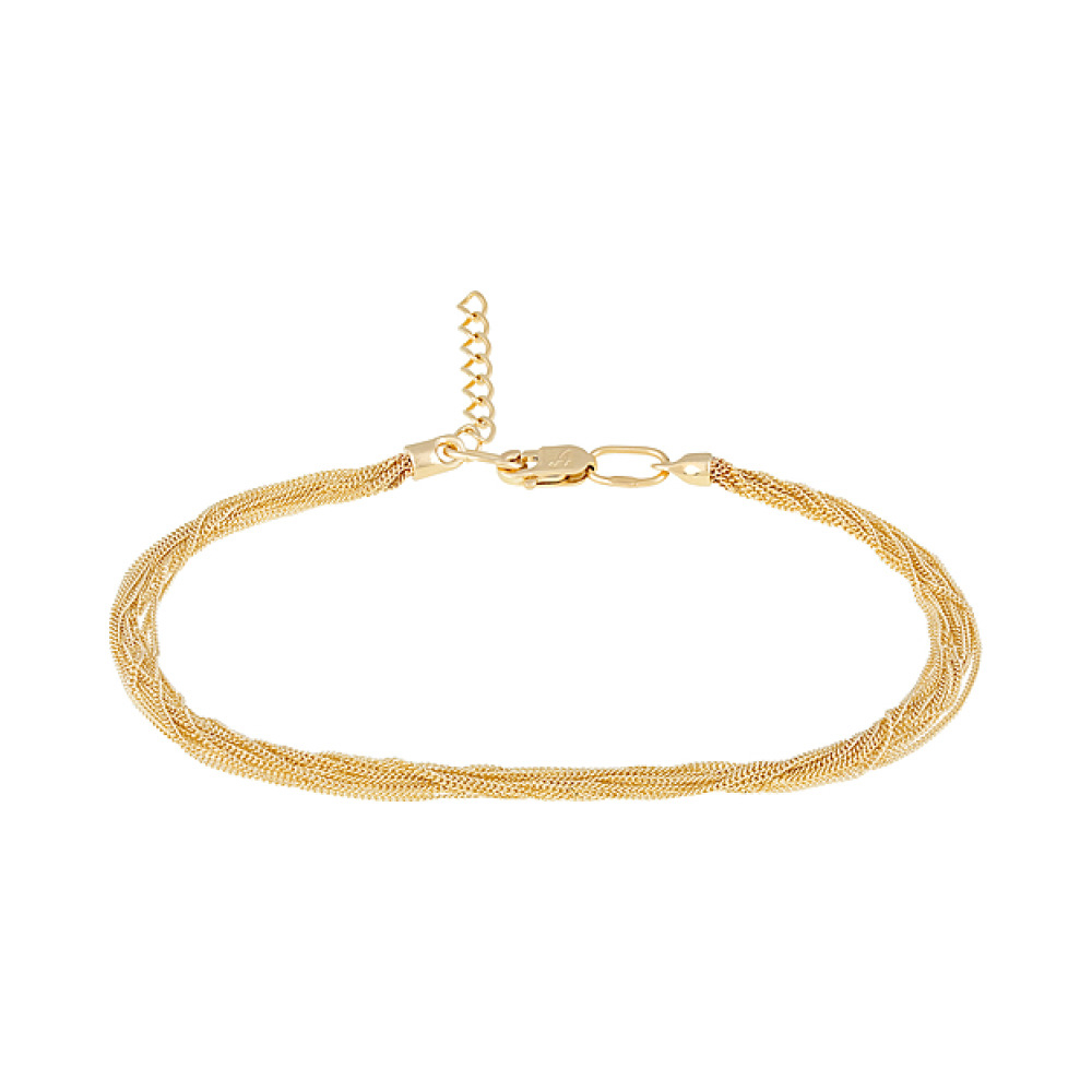 Золотой браслет с удлинителем № 128426