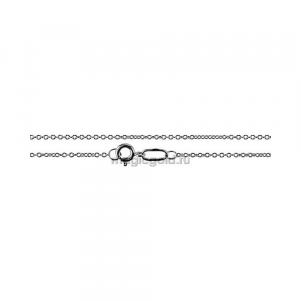 Серебряная цепь родированная № 141248