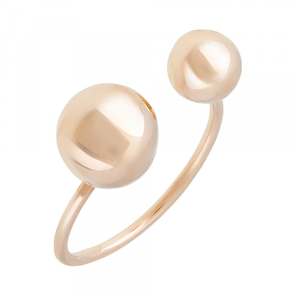 Золотое кольцо без камня № 126657