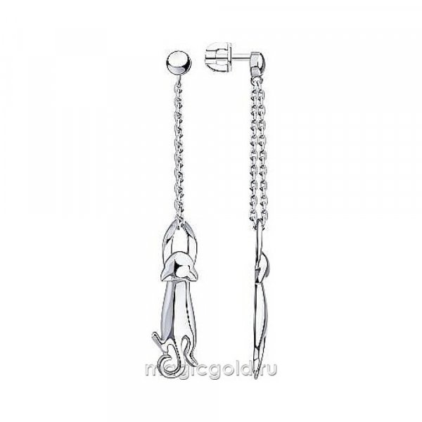 Пуссеты без камня № 174187