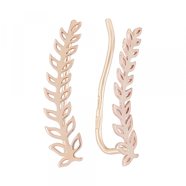 Золотые серьги  б\к № 124315