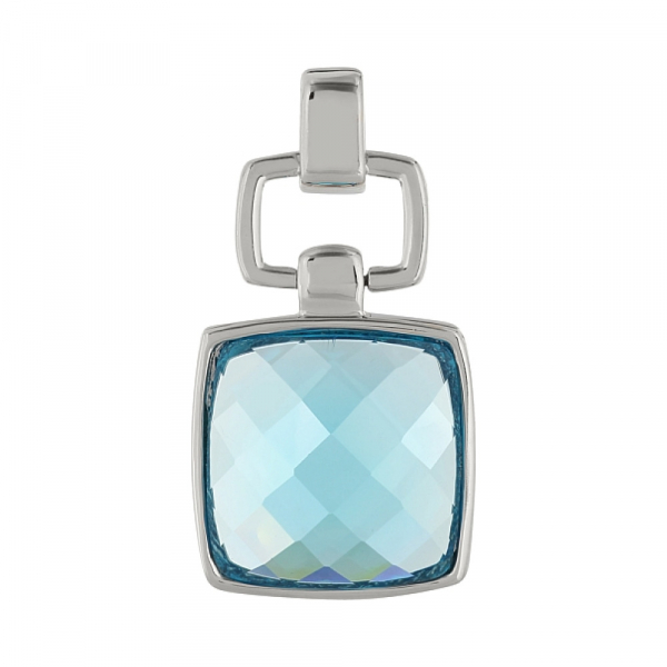 Серебряная подвеска с фианитом № 99886