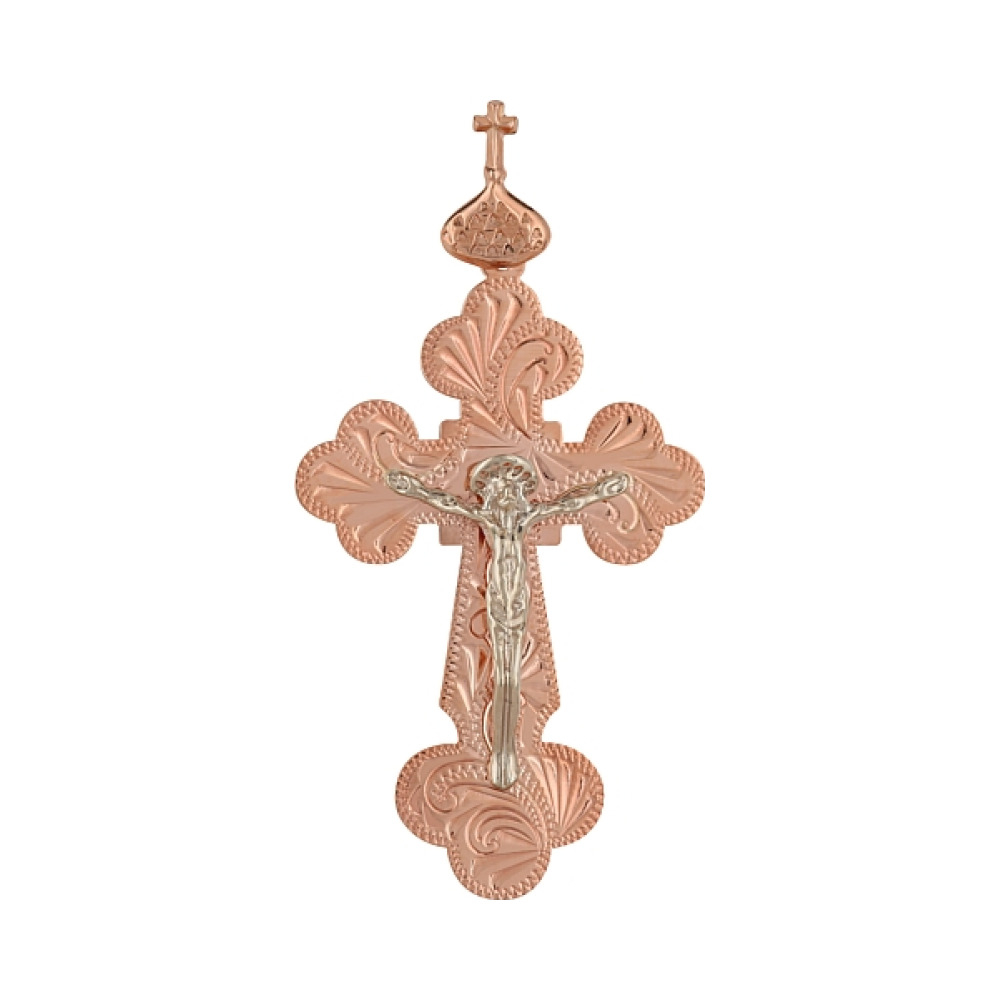 Крест с ручной разгравировкой № 77484