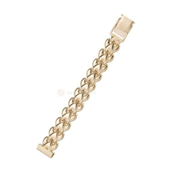 Золотой браслет для часов № 52207