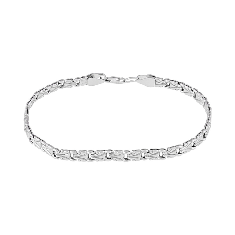 Серебряный браслет № 128806