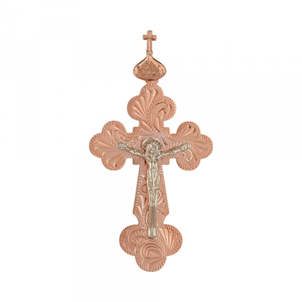 Крест с ручной разгравировкой № 77484