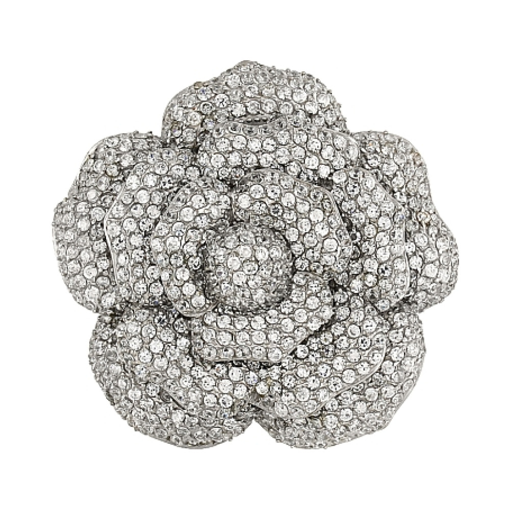 Серебряная подвеска с фианитом № 82608