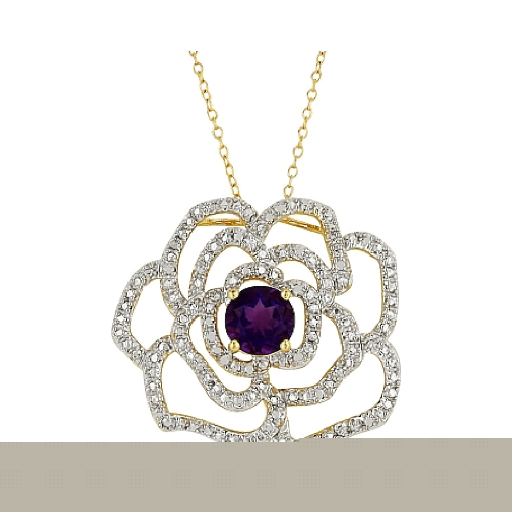 Золотое кольцо с бриллиантом № 83643