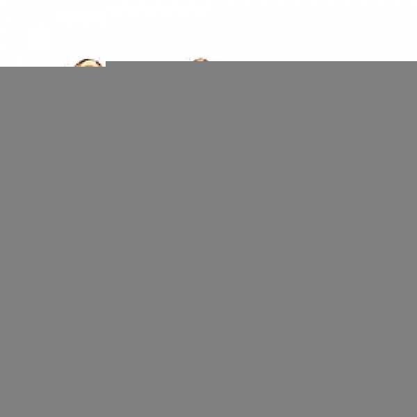 Золотые серьги с бриллиантом № 34899