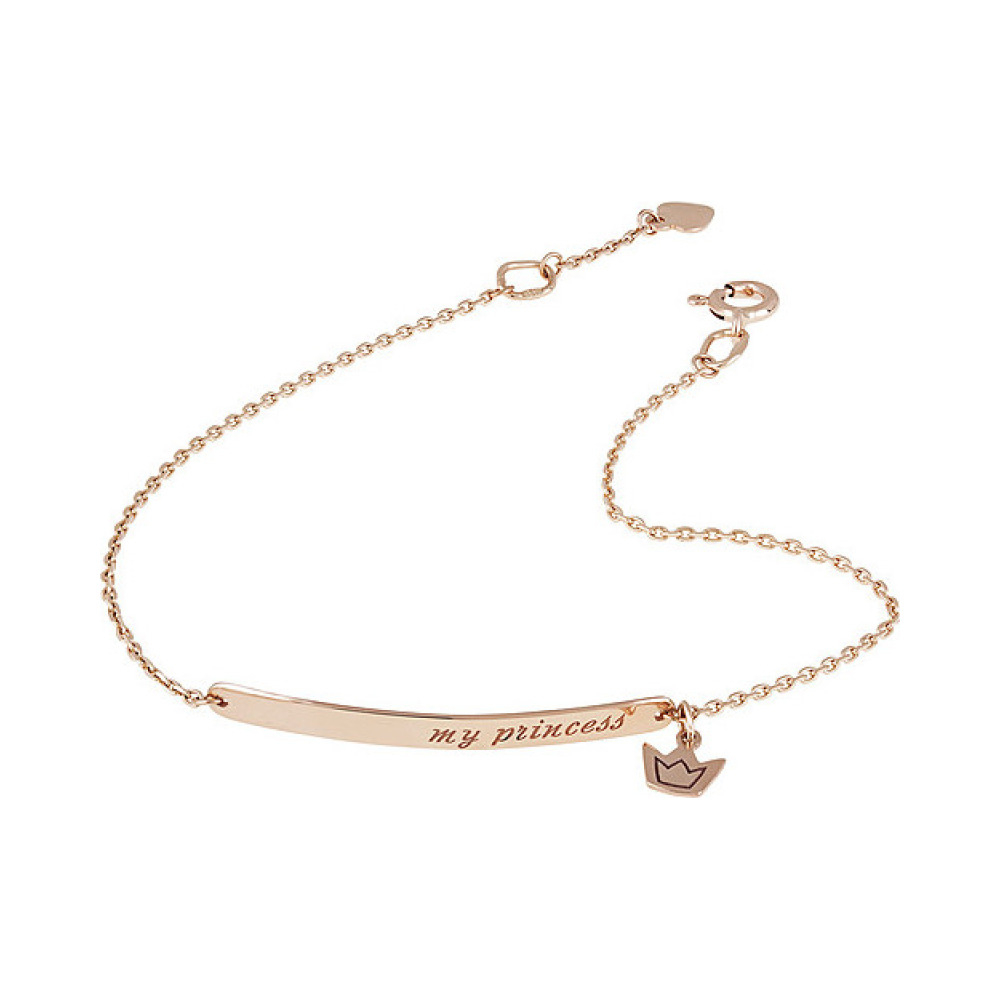 Золотой браслет без камня № 134355