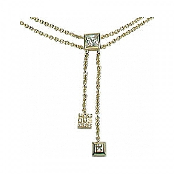  Колье с фианитом TED LAPIDUS  № 34674