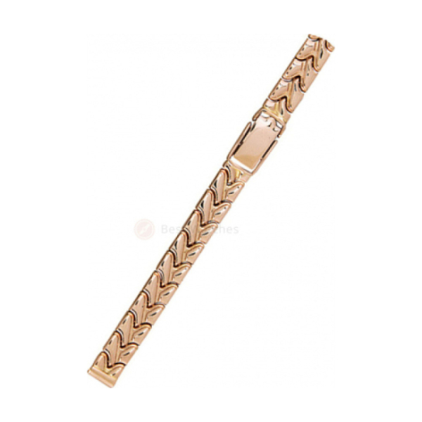 Золотой браслет для часов № 51055