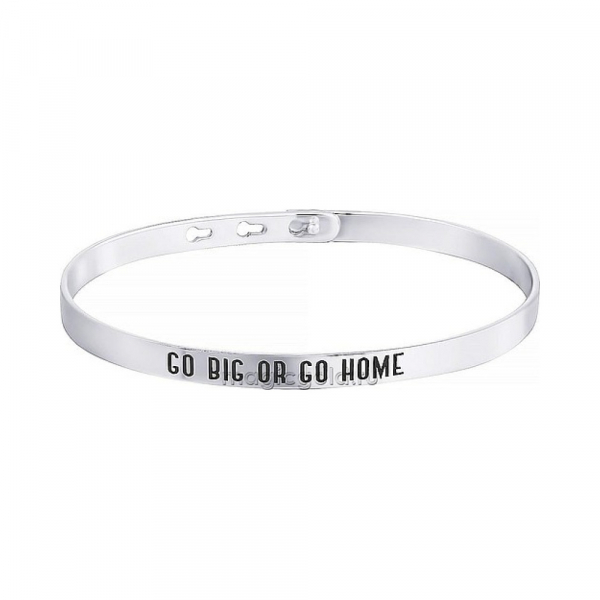 Серебряный браслет без камня № 173944