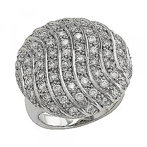 Серебряное кольцо с фианитом № 80871