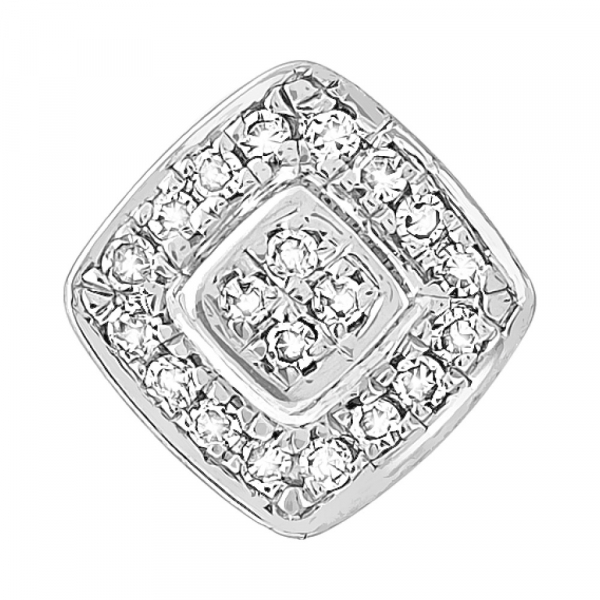 Золотая подвеска с бриллиантом № 114481