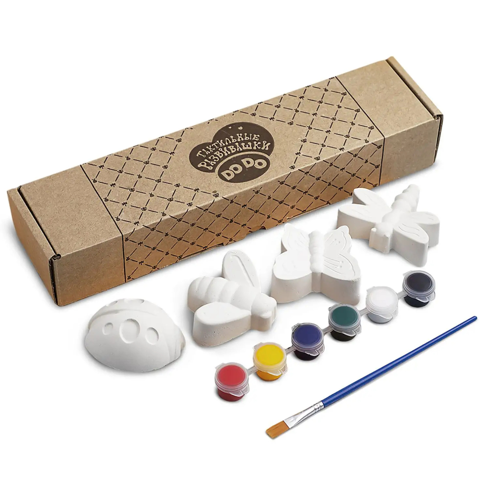 Набор для творчества (гипсовые фигуры) детский (4 предмета)