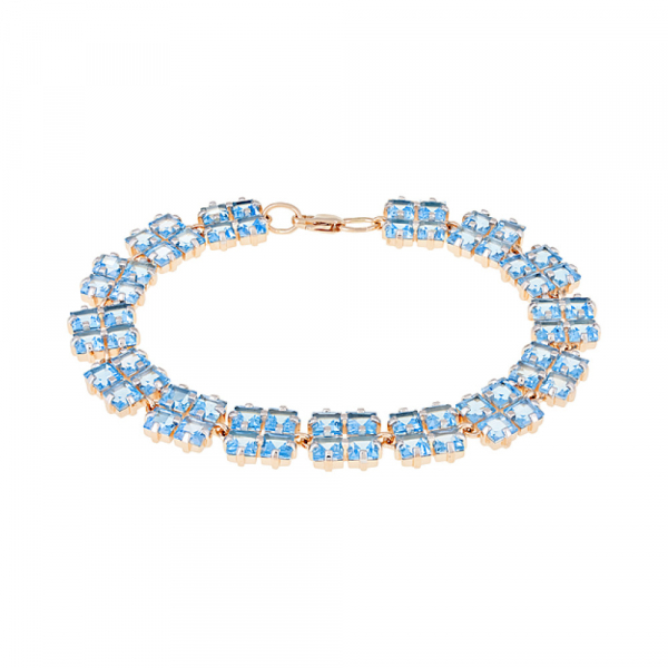 Золотой браслет с топазом № 124054