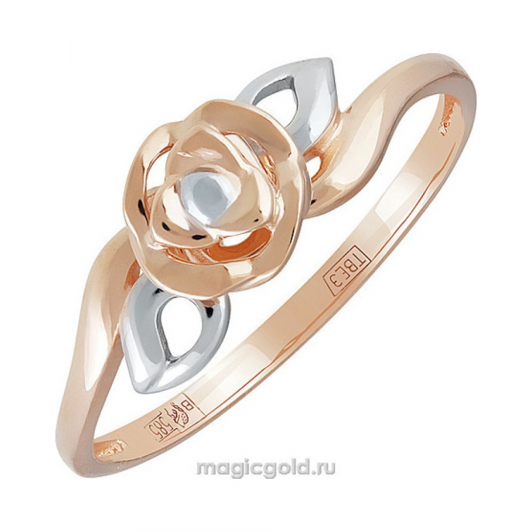 Золотое кольцо без камня № 140881