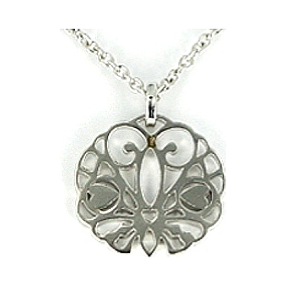 Серебряное колье без камня № 62860