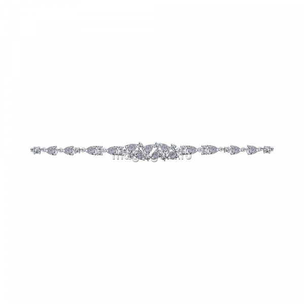 Серебряный браслет с фианитом № 138542