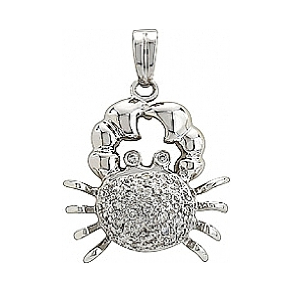 Золотая подвеска с бриллиантами № 81883