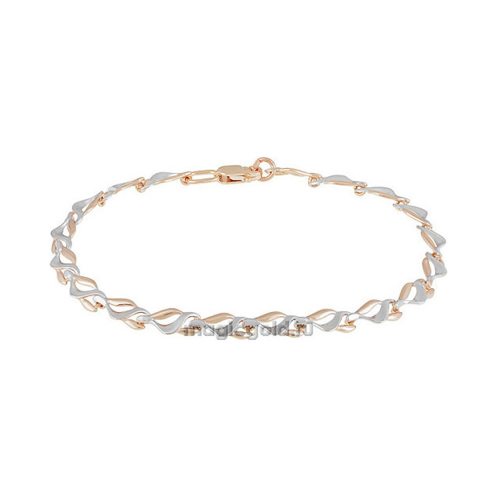 Золотой браслет без камня № 155778