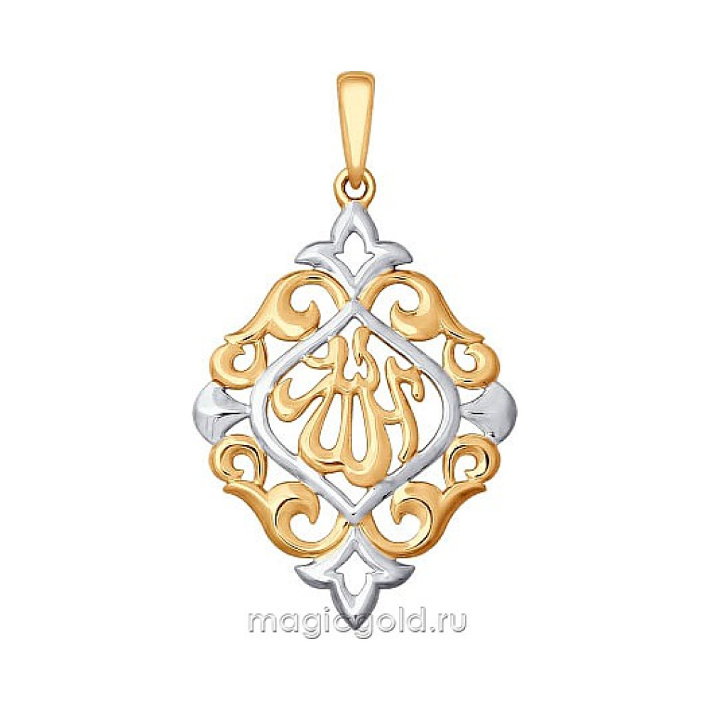 Золотая подвеска без камня № 163860