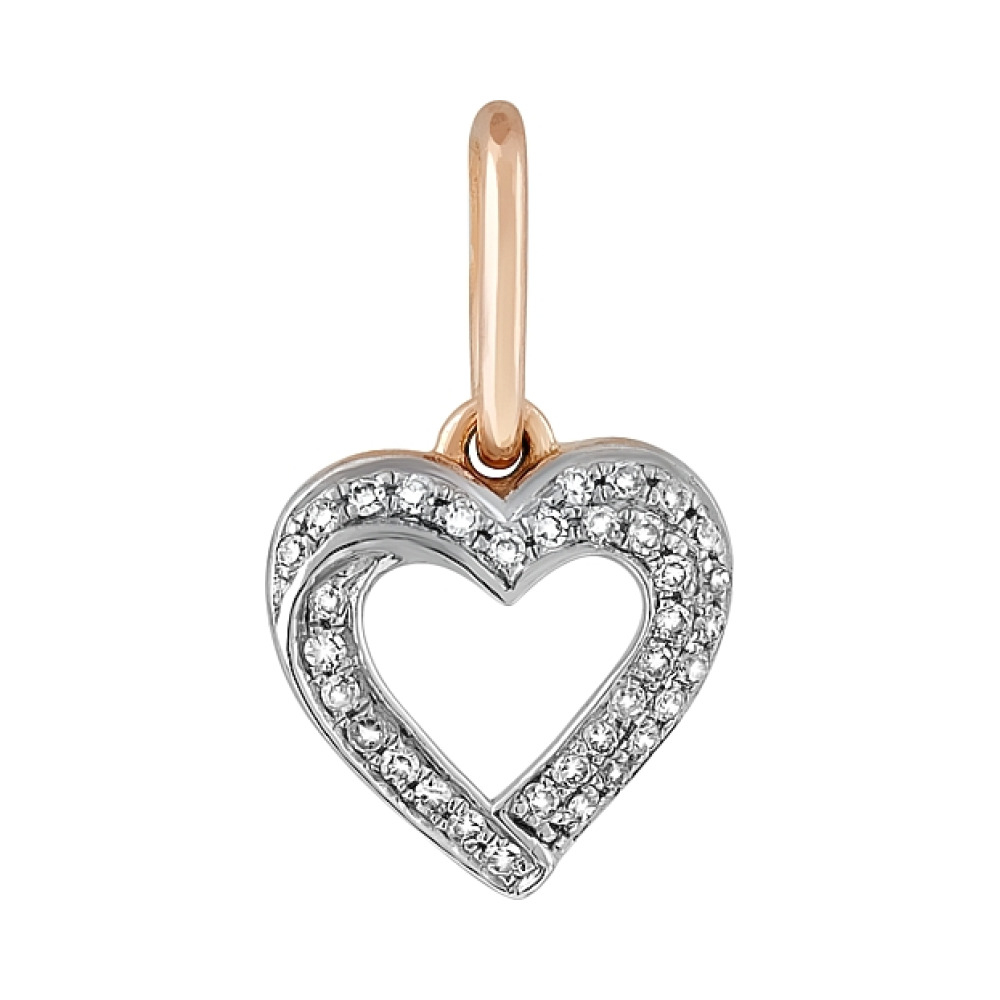 Золотая подвеска с бриллиантами № 116564