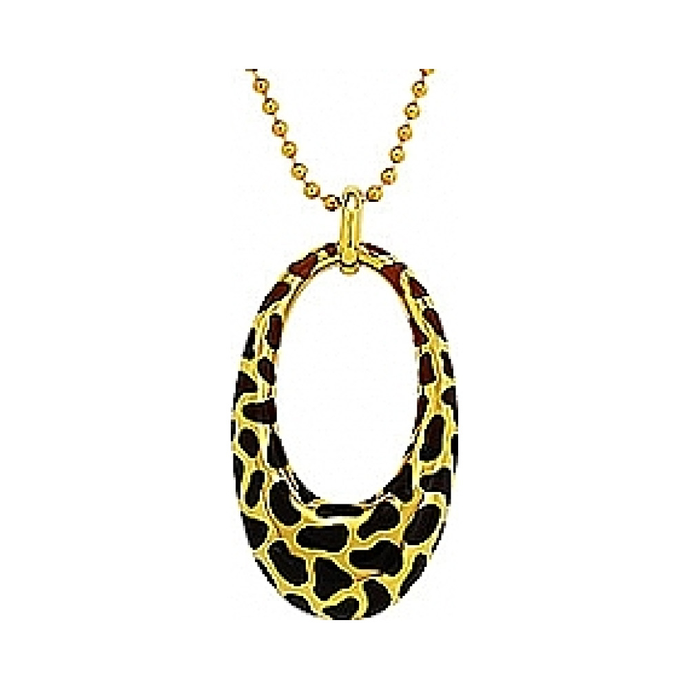 Серебряное колье каучук с серебром и золот. покрытием № 83088