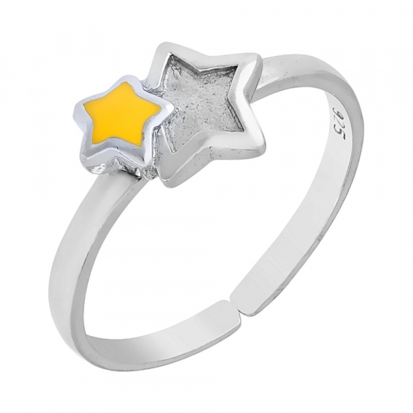 Серебряное кольцо с эмалью. серебро 925 № 30955