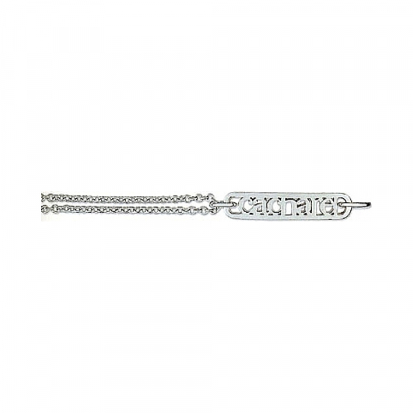 Серебряный браслет без камня № 34801