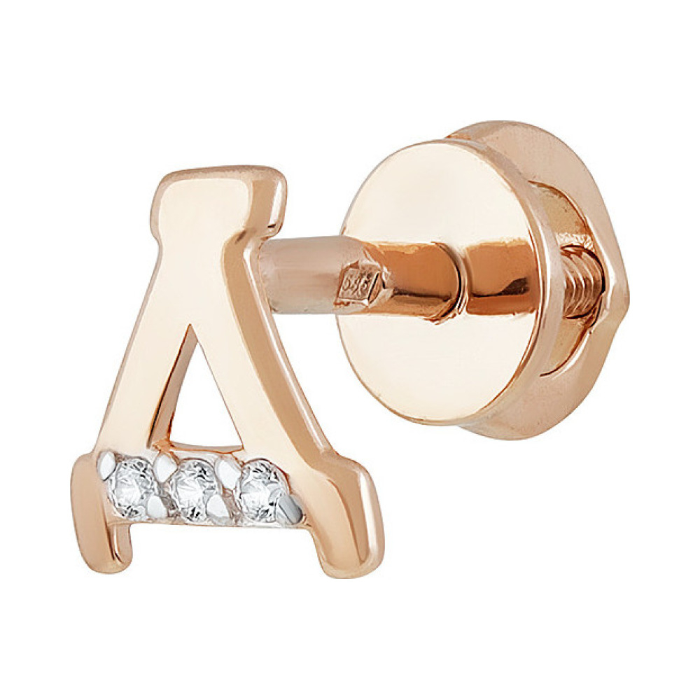 Пуссет с фианитом № 137160