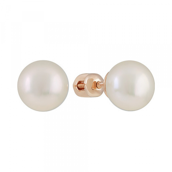 Пуссеты с жемчугом № 133051