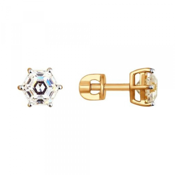 Пуссеты с кристаллом SWAROVSKI № 161650