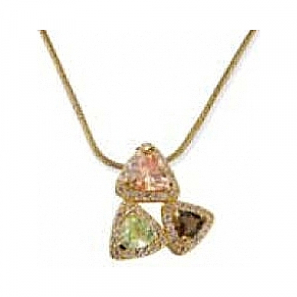  Колье с фианитом TED LAPIDUS  № 32460