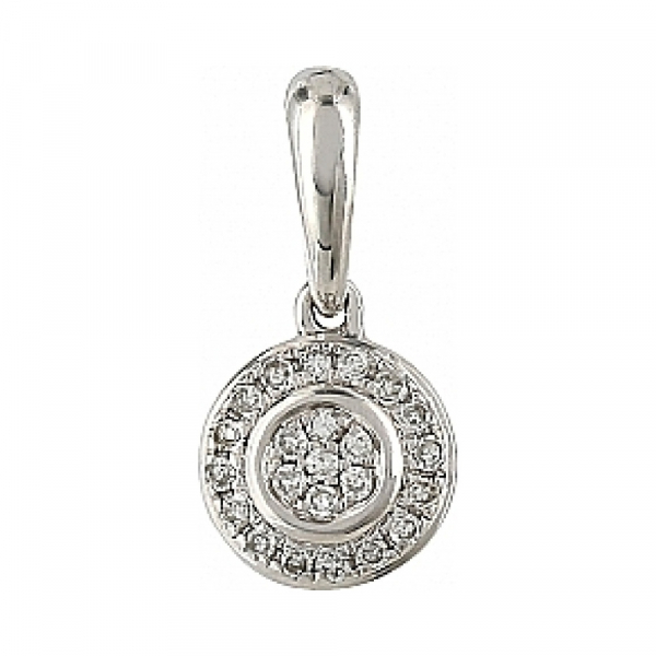 Золотая подвеска с бриллиантами № 105976