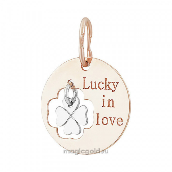 Золотая подвеска без камня № 155696