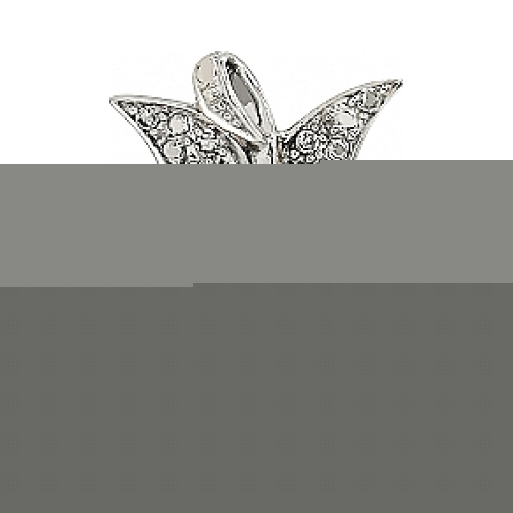 Золотая подвеска с бриллиантом № 83642