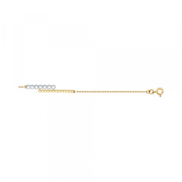 Золотой браслет без камня № 161666