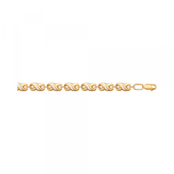 Золотой браслет без камня № 162828