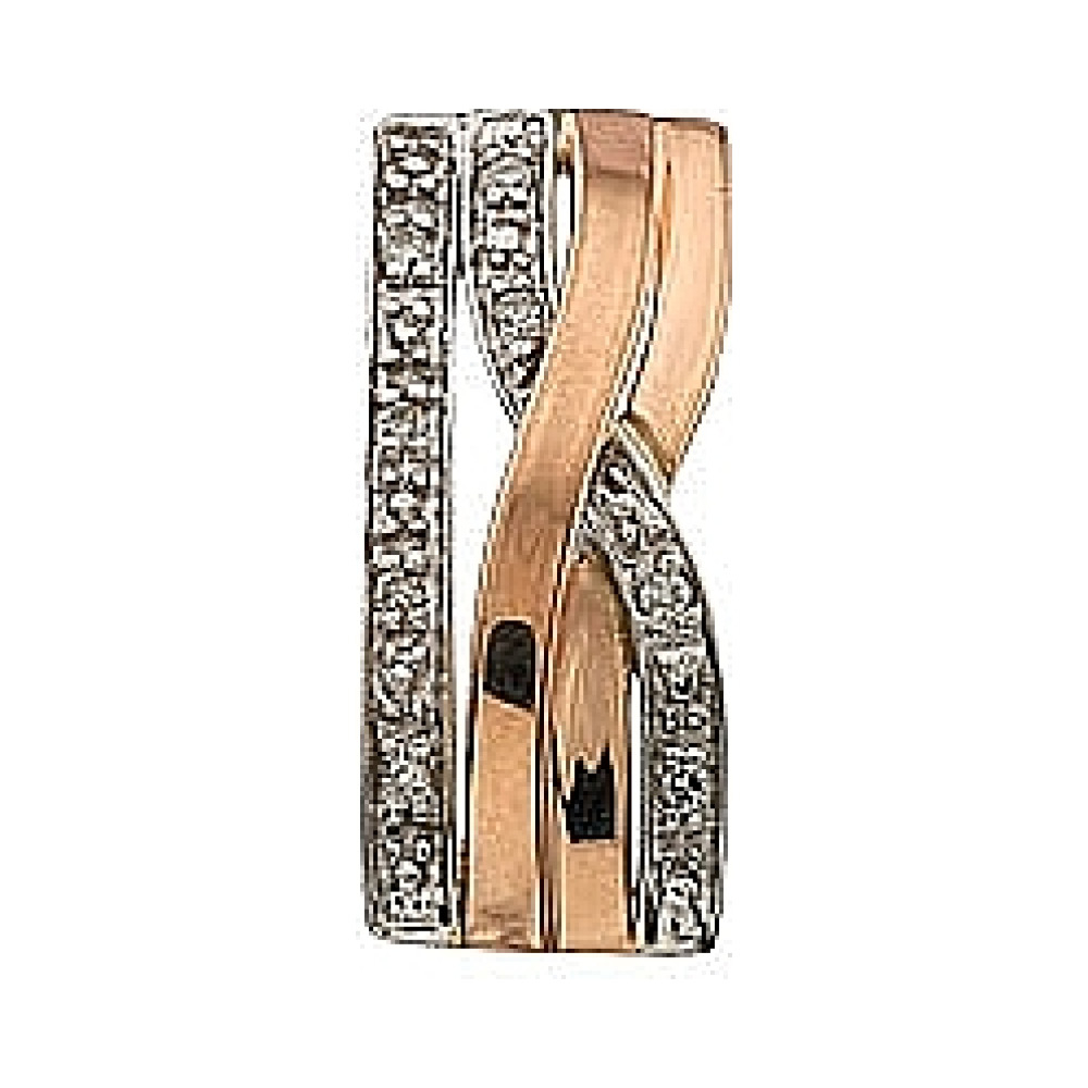 Золотая подвеска с бриллиантами № 64453