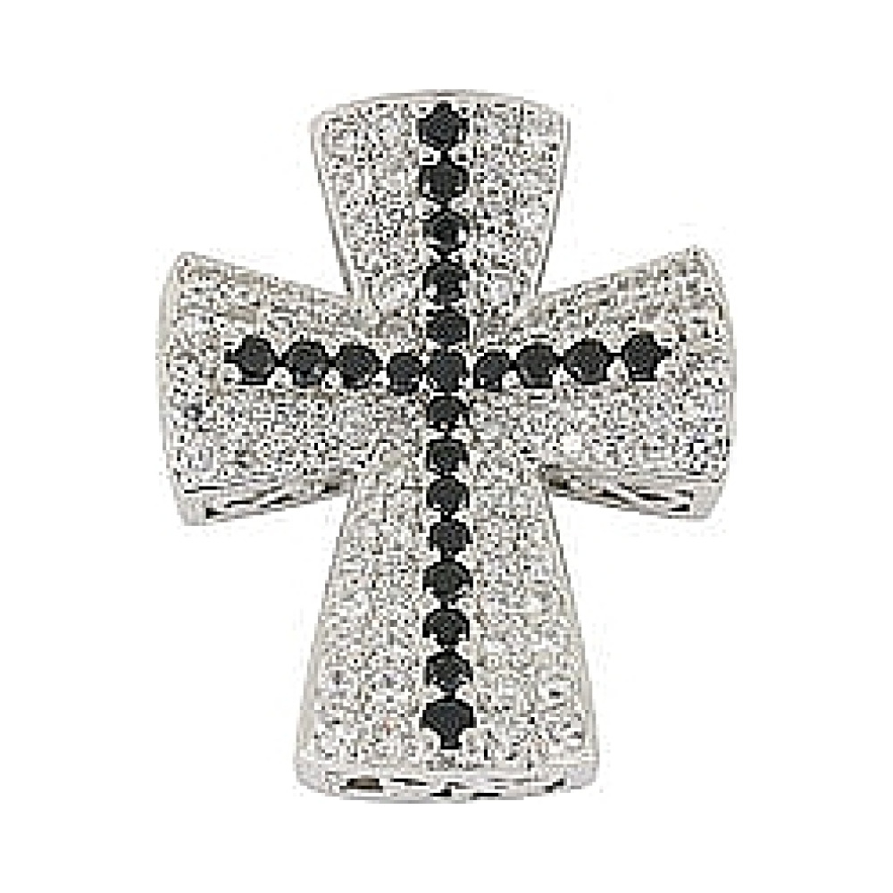 Серебряная подвеска с фианитом № 68564