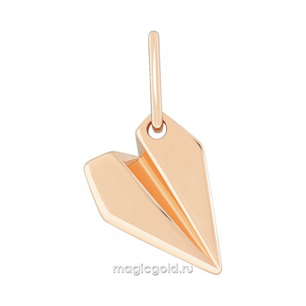 Золотая подвеска без камня № 172150