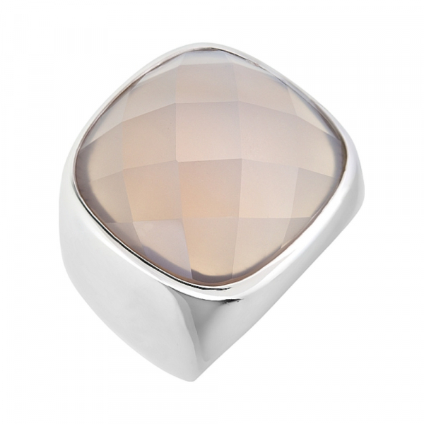 Серебряное кольцо с агатом  № 107304