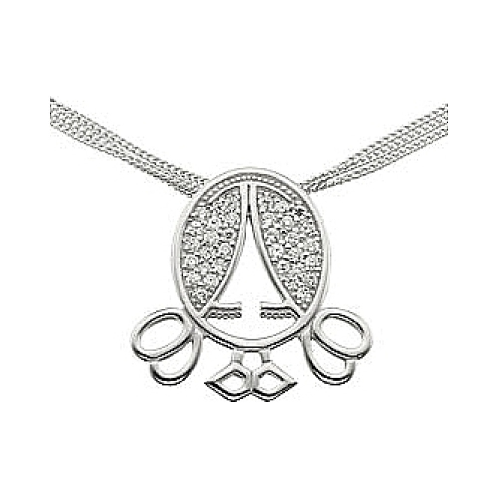 Колье с фианитом TED LAPIDUS № 39062