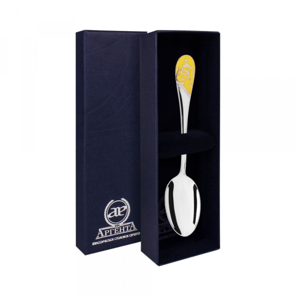 Серебряная чайная ложка 