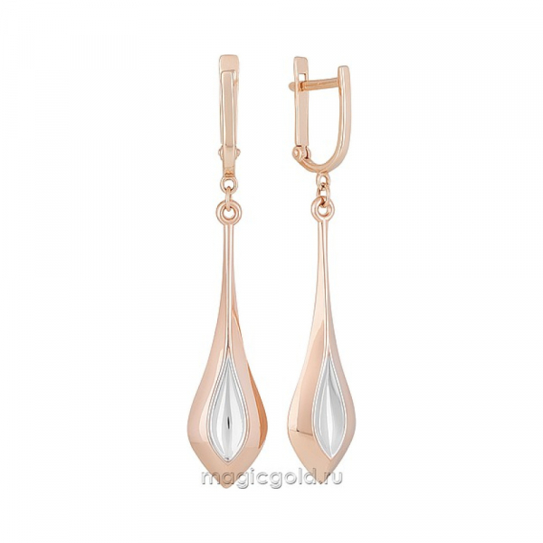 Золотые серьги  б\к № 159832