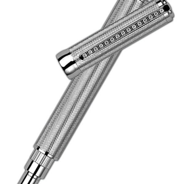 Серебряный браслет с барочным жемчугом и фианитом № 140722